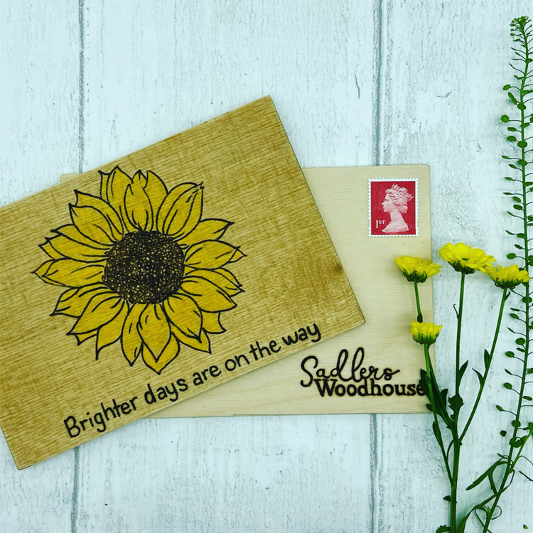 Personalised Wooden Postcards